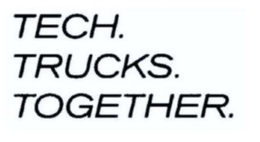 TECH. TRUCKS. TOGETHER. trademark