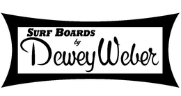 SURF BOARDS BY DEWEY WEBER trademark