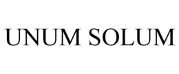UNUM SOLUM trademark