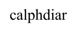 CALPHDIAR trademark
