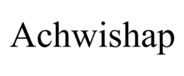 ACHWISHAP trademark