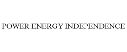 POWER ENERGY INDEPENDENCE trademark
