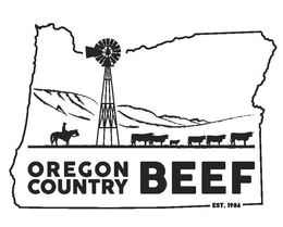 OREGON COUNTRY BEEF EST. 1986 trademark