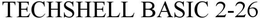 TECHSHELL BASIC DROP 2-26 trademark