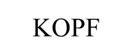KOPF trademark