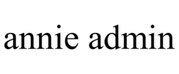 ANNIE ADMIN trademark