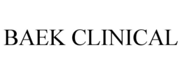 BAEK CLINICAL trademark