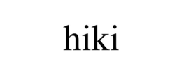 HIKI trademark