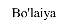 BO'LAIYA trademark