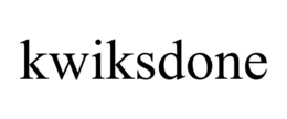 KWIKSDONE trademark