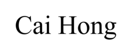 CAI HONG trademark