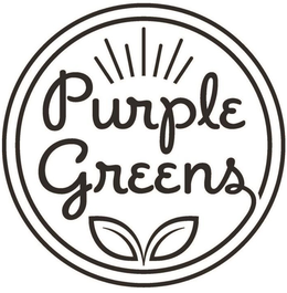 PURPLE GREENS trademark