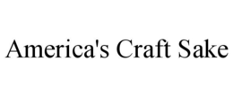 AMERICA'S CRAFT SAKE trademark