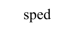 SPED trademark