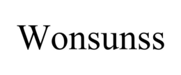 WONSUNSS trademark