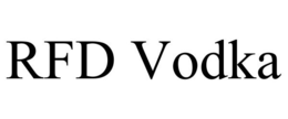 RFD VODKA trademark