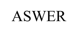ASWER trademark
