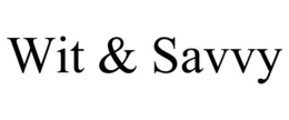 WIT & SAVVY trademark