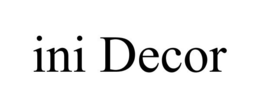 INI DECOR trademark