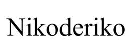 NIKODERIKO trademark