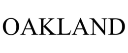 OAKLAND trademark