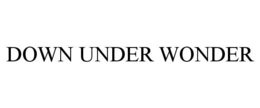 DOWN UNDER WONDER trademark