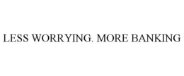 LESS WORRYING. MORE BANKING trademark