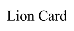LION CARD trademark