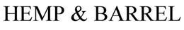 HEMP AND BARREL trademark