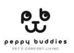 PB PEPPY BUDDIES PET'S COMFORT LIVING trademark