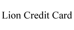 LION CREDIT CARD trademark