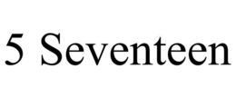 5 SEVENTEEN trademark