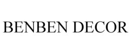 BENBEN DECOR trademark