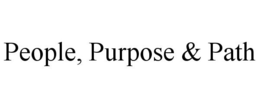 PEOPLE, PURPOSE & PATH trademark