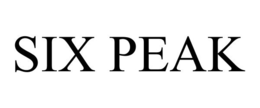 SIX PEAK trademark