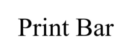 PRINT BAR trademark