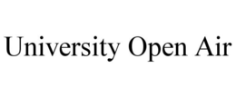 UNIVERSITY OPEN AIR trademark