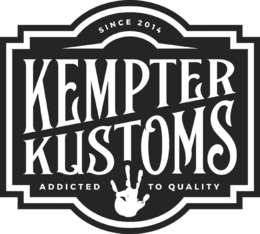 SINCE 2014 KEMPTER KUSTOMS ADDICTED TO QUALITY trademark
