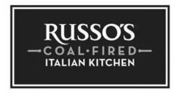RUSSO'S COAL-FIRED ITALIAN KITCHEN trademark