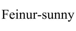 FEINUR-SUNNY trademark