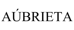 AÚBRIETA trademark