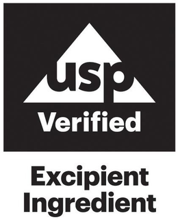 USP VERIFIED EXCIPIENT INGREDIENT trademark