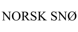 NORSK SNØ trademark
