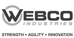 WEBCO INDUSTRIES STRENGTH · AGILITY · INNOVATION trademark