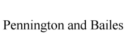 PENNINGTON AND BAILES trademark