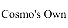 COSMO'S OWN trademark