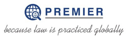 PREMIER BECAUSE LAW IS PRACTICED GLOBALLY trademark