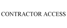 CONTRACTOR ACCESS trademark