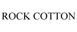 ROCK COTTON trademark