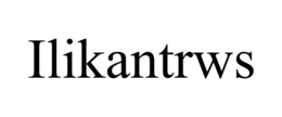 ILIKANTRWS trademark